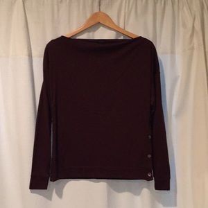 Ann Taylor Sweater with Button Side Detail Size XS